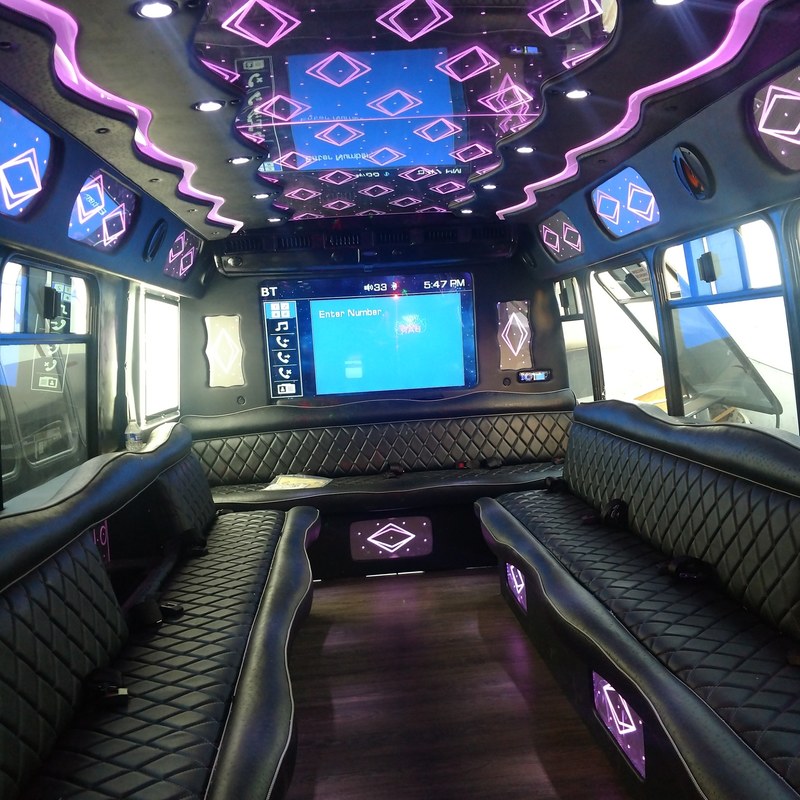 Interior picture of bus